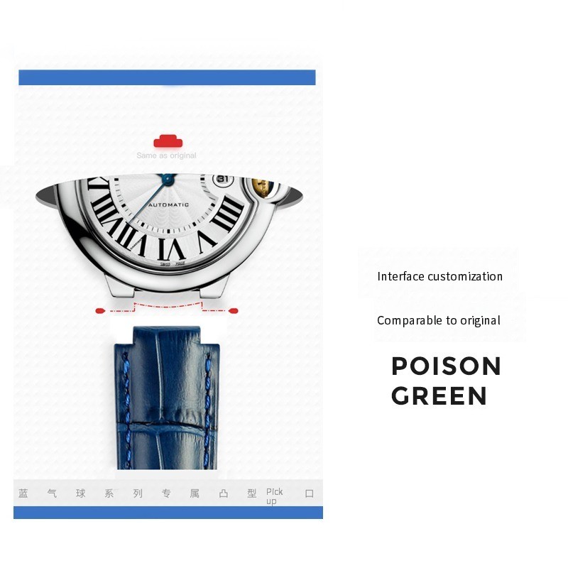 Watch Band for Cartier Bracele - Cartier Watch Ballon Bleu recension och pris