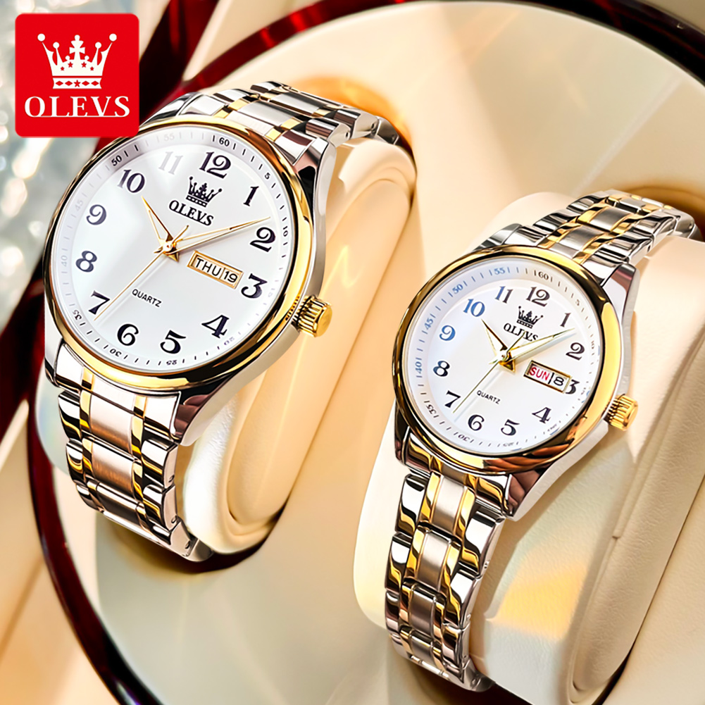OLEVS New Fashion Couple Watch - Luxury Watch Life recension och pris