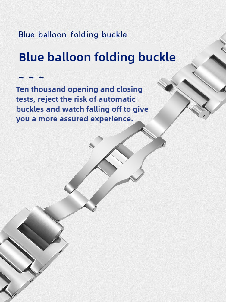 Stainless steel watch strap is - Cartier Watch Ballon Bleu recension och pris