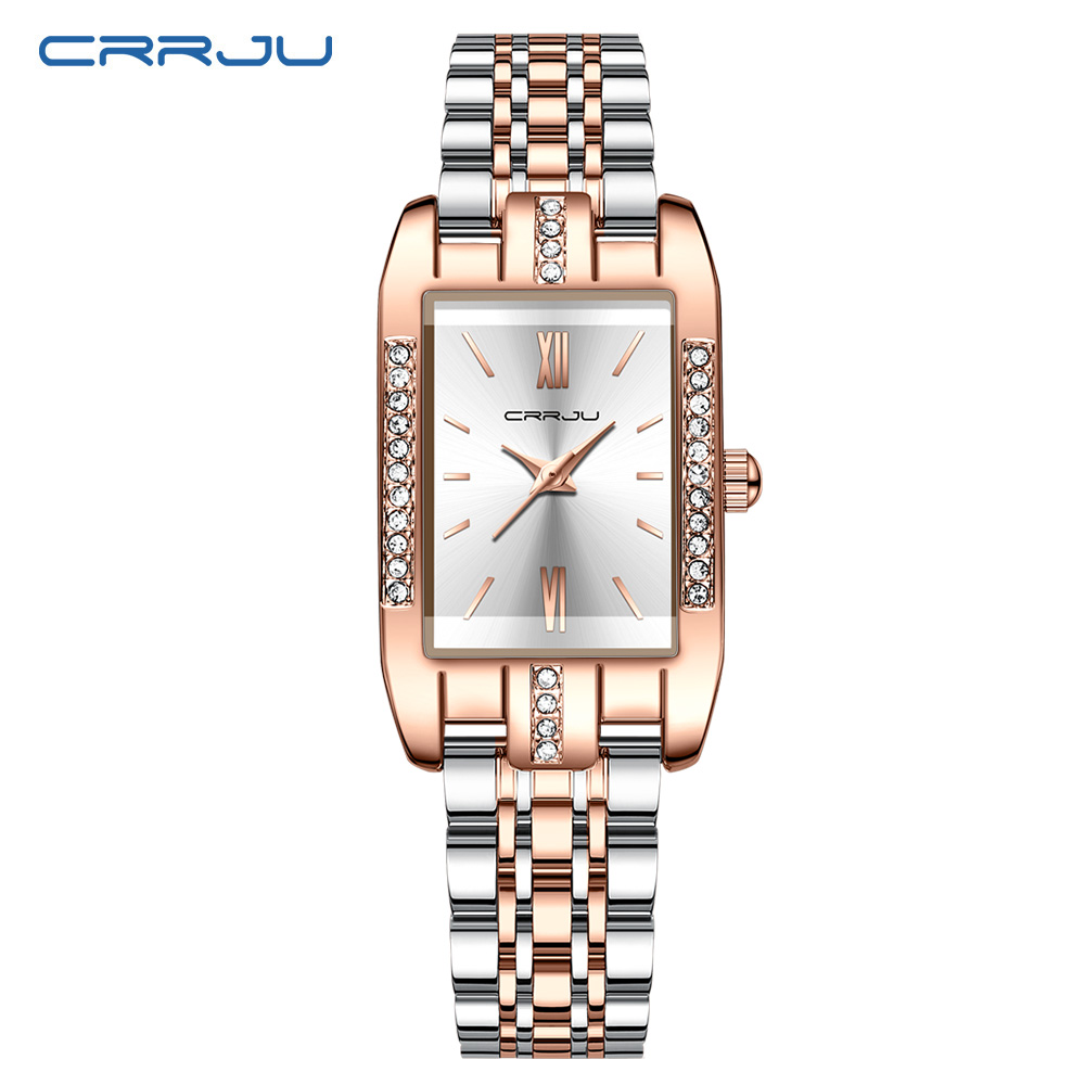 CRRJU Luxury Square Watch for  - Luxury Watch For Women recension och pris