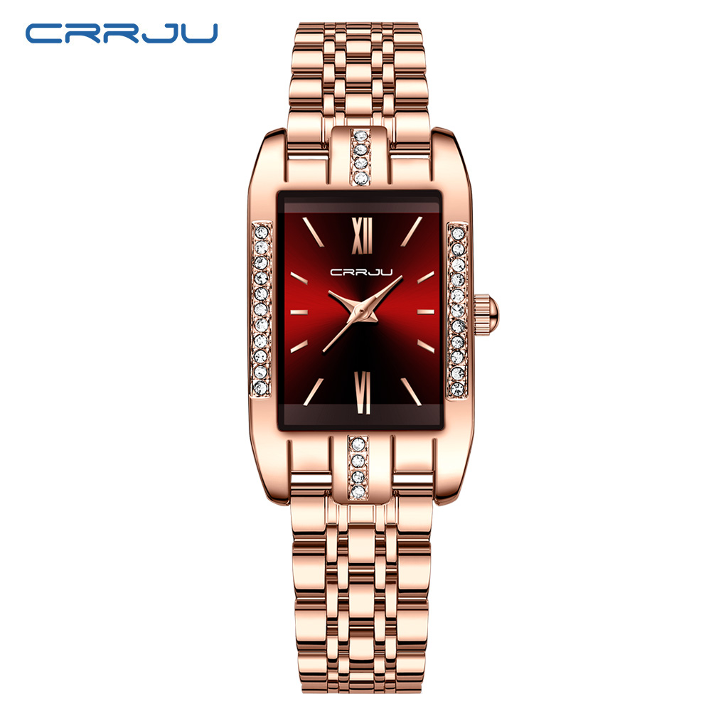 CRRJU Luxury Square Watch for  - Luxury Watch For Women recension och pris