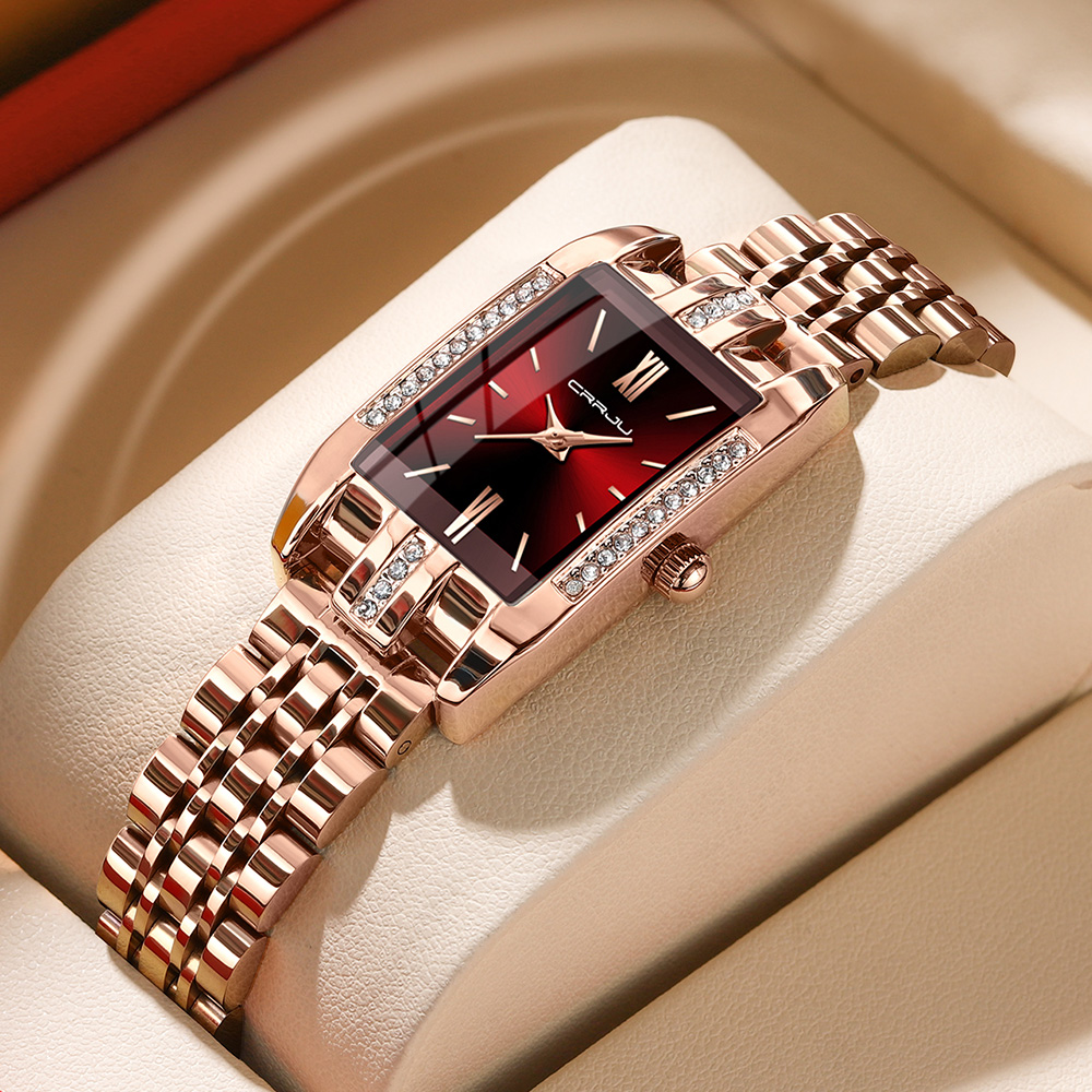 CRRJU Luxury Square Watch for  - Luxury Watch For Women recension och pris