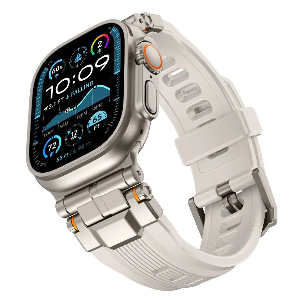 Luxury Silicone Strap for Appl - Luxury Watch Ap recension och pris