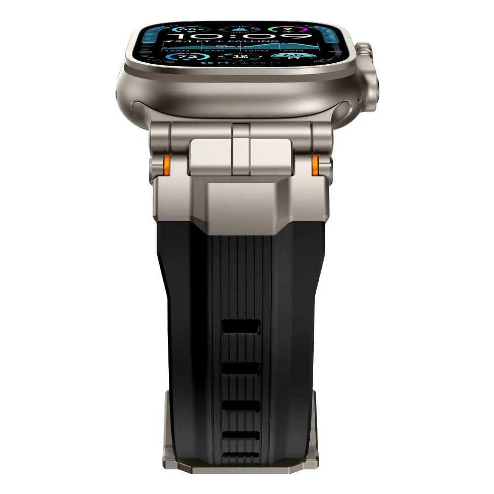 Luxury Silicone Strap for Appl - Luxury Watch Ap recension och pris